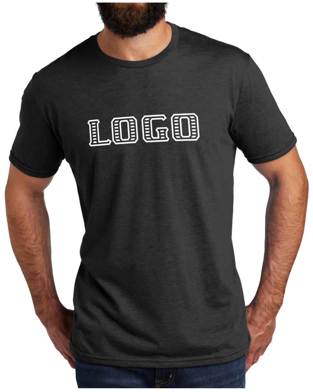 Allmade Men's Tri-Blend S/S Custom T-Shirt, color: Space Black