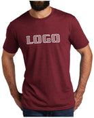 Allmade Tri-Blend S/S Custom T-Shirt, color: Vino Red