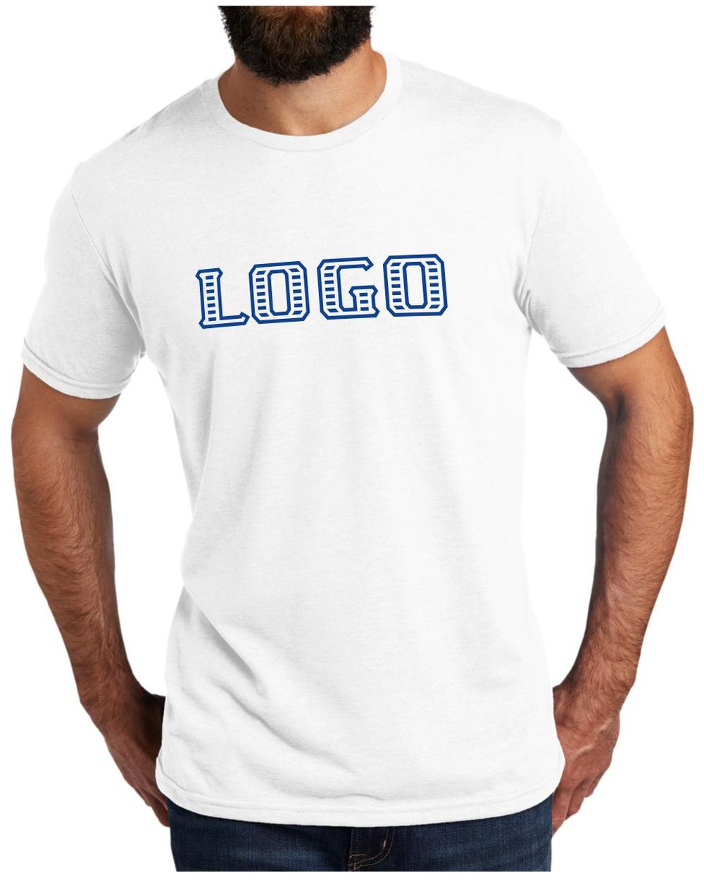 Allmade Men's Tri-Blend S/S Custom T-Shirt, color: Bright White