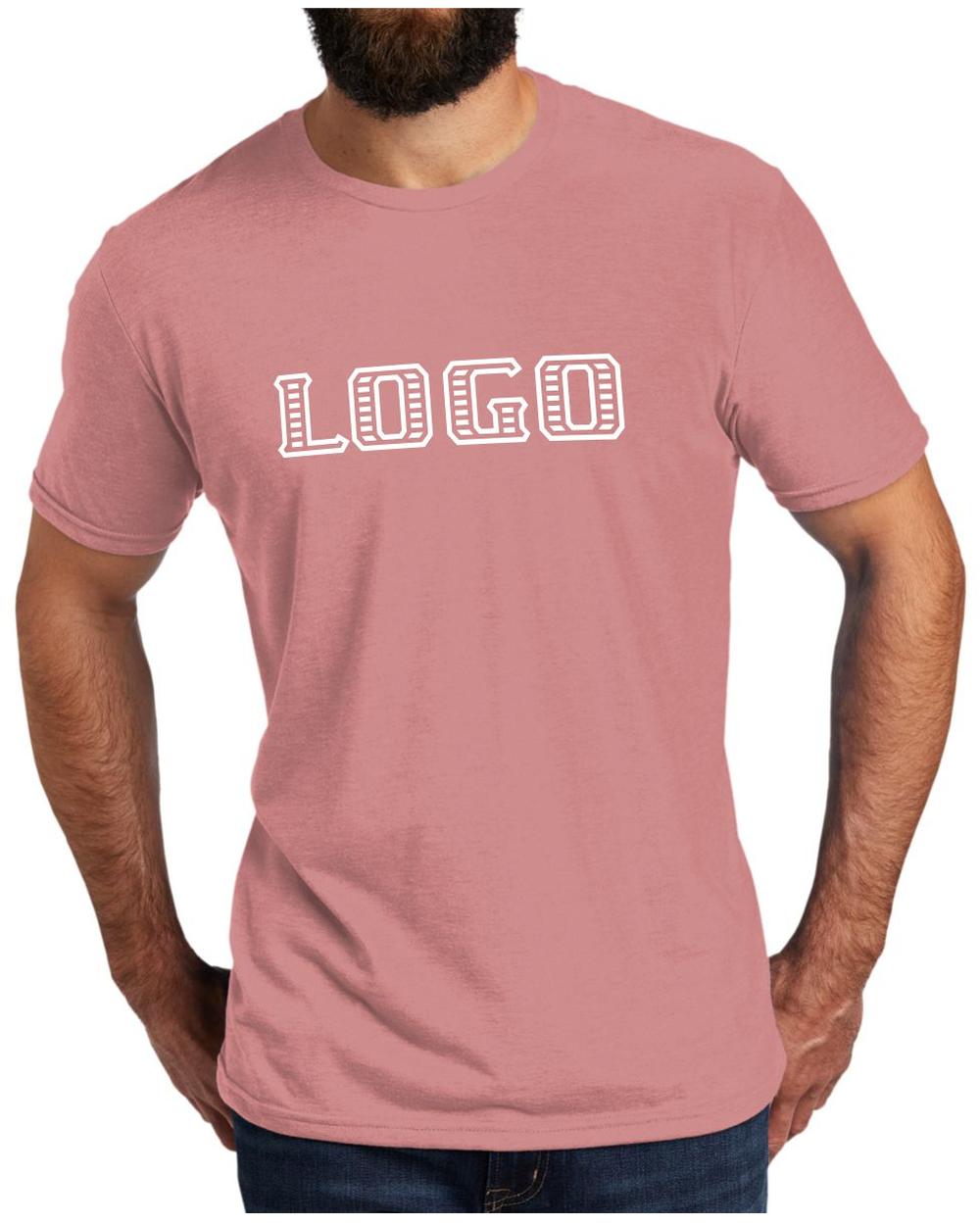 Allmade Men's Tri-Blend S/S Custom T-Shirt, color: Vintage Rose