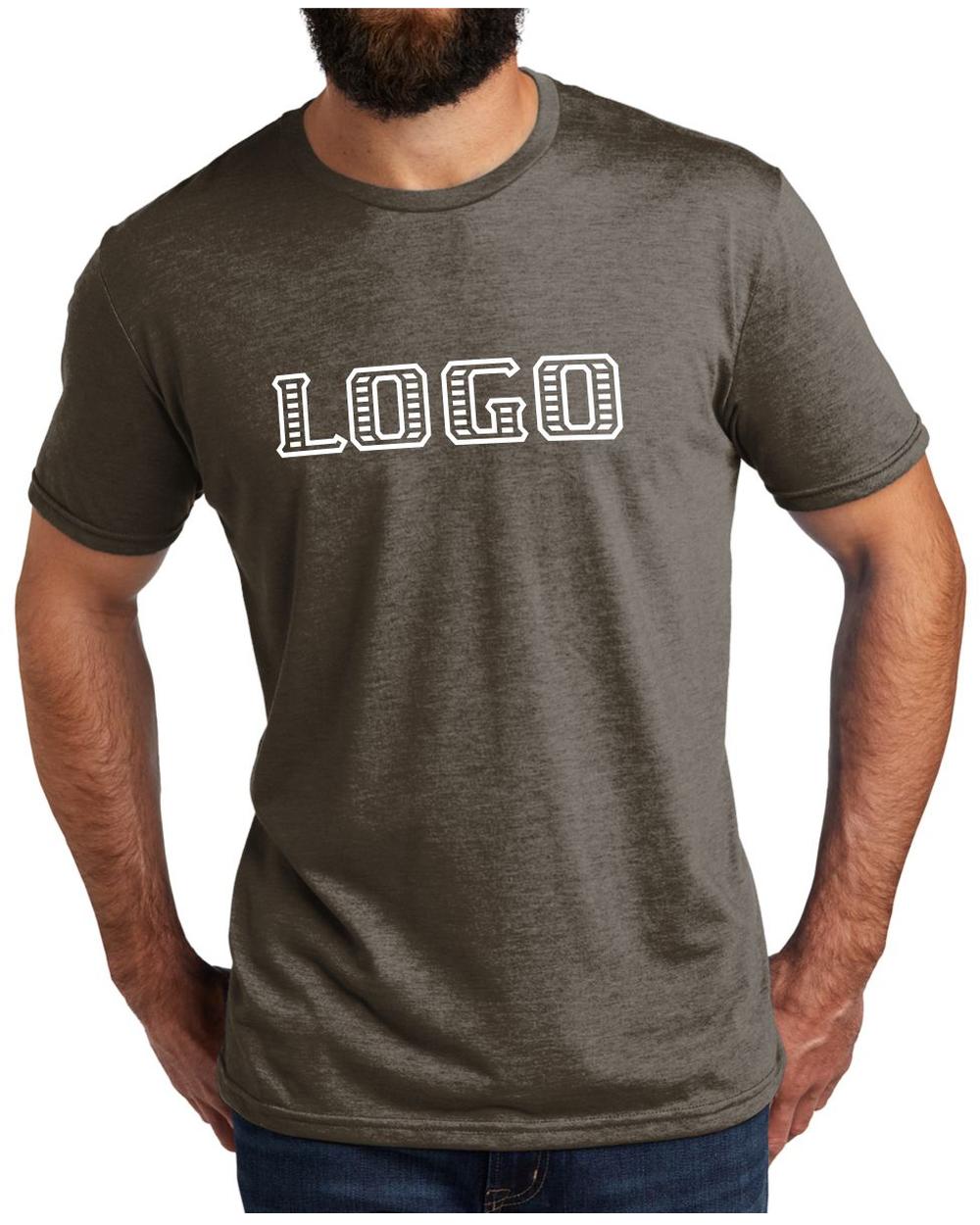 Allmade Men's Tri-Blend S/S Custom T-Shirt, color: Earthy Brown