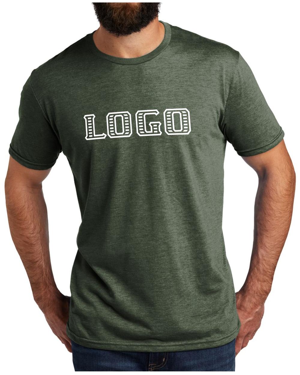 Allmade Men's Tri-Blend S/S Custom T-Shirt, color: Herb Green