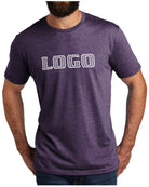 Allmade Tri-Blend S/S Custom T-Shirt, color: Huckleberry