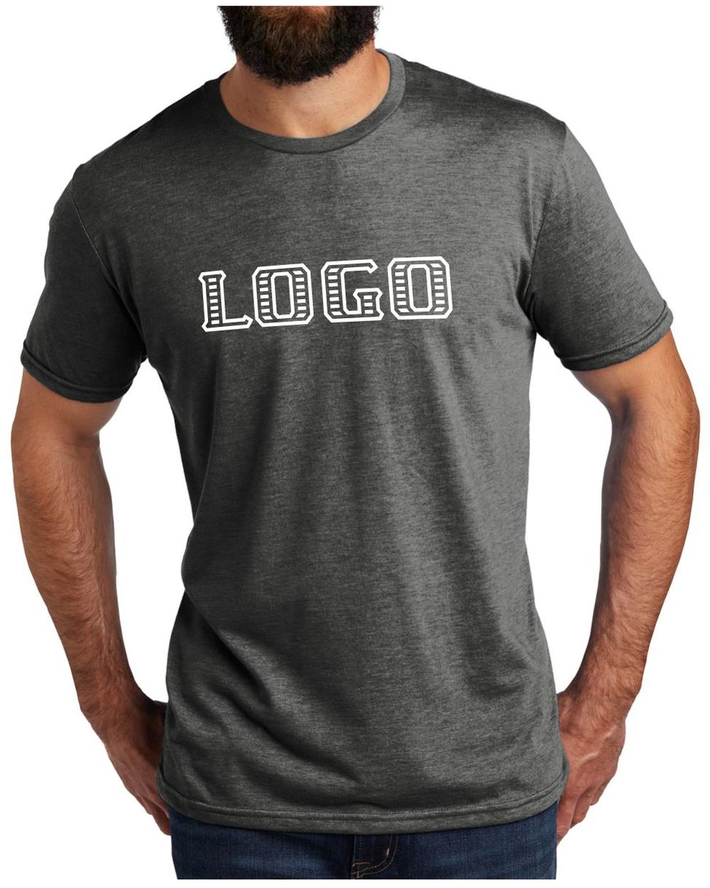 Allmade Men's Tri-Blend S/S Custom T-Shirt, color: Terrain Grey
