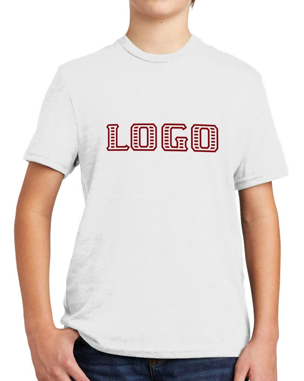 Allmade Youth Tri-Blend S/S Custom T-Shirt, color: Bright White
