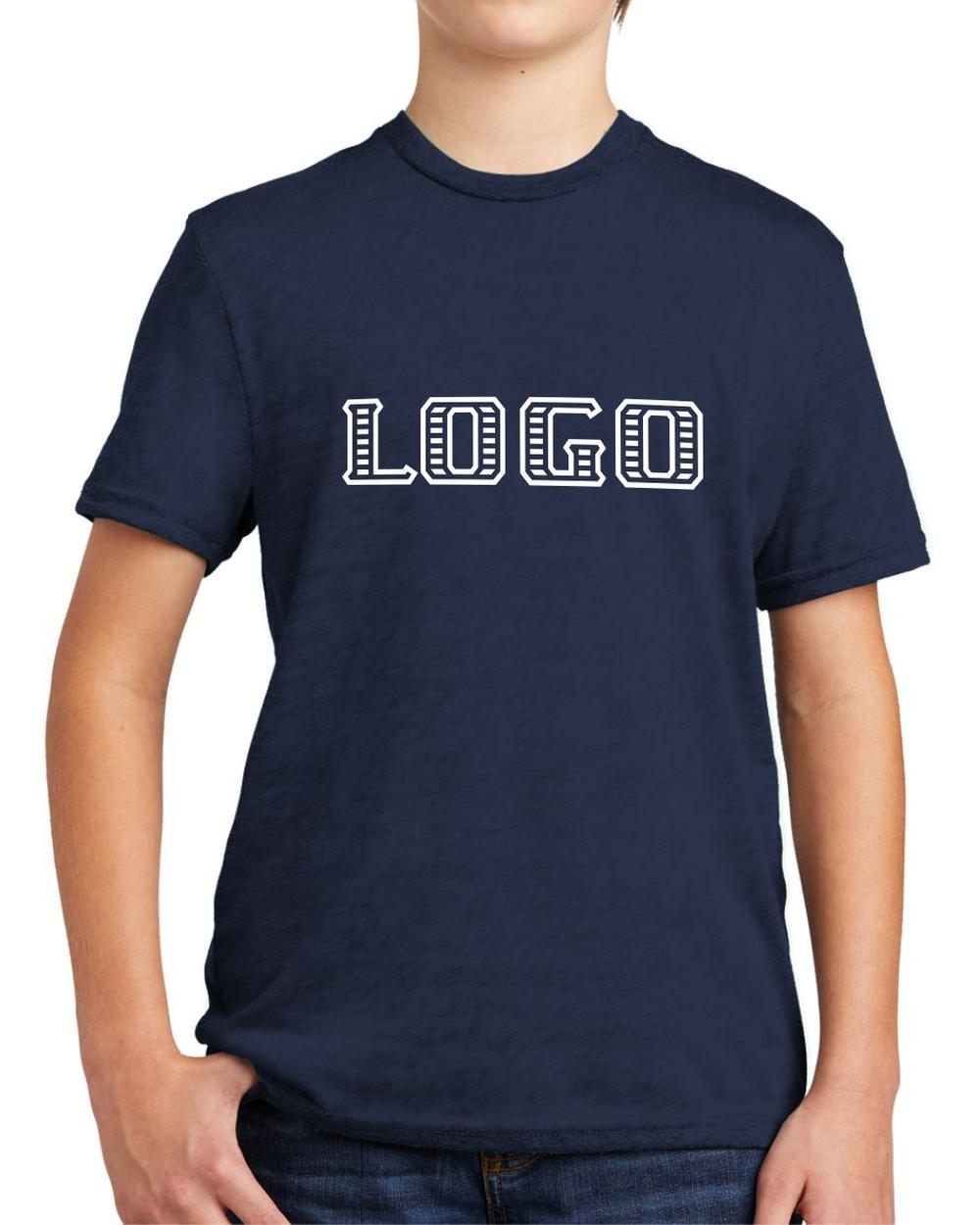 Allmade Youth Tri-Blend S/S Custom T-Shirt, color: Night Sky Navy