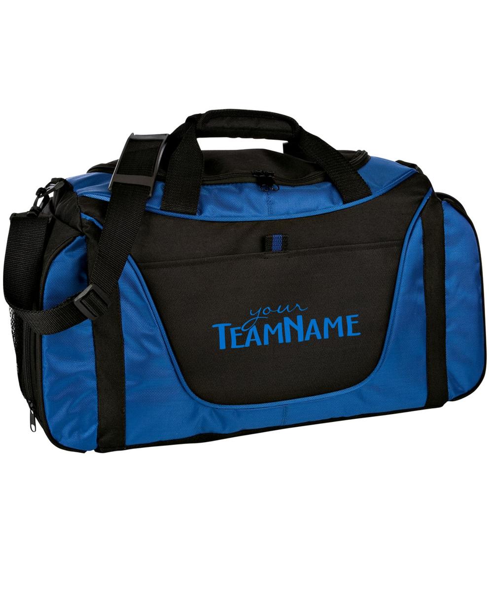 P&C Medium 2-Tone Custom-Logo Duffel Bag, color: Royal/Black