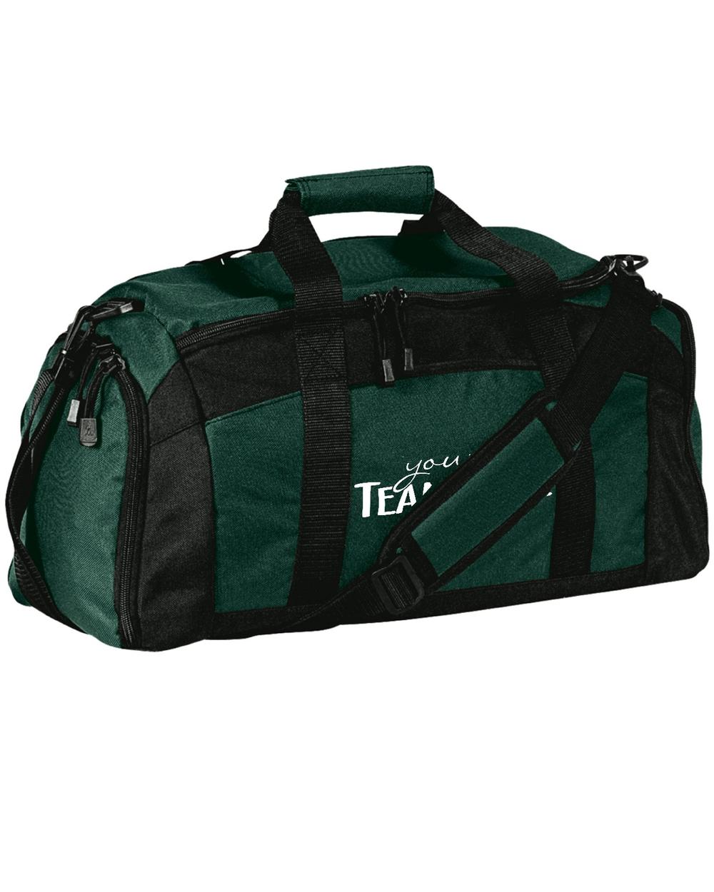 Port Authority Gym Custom-Logo Duffel Bag, color: Hunter