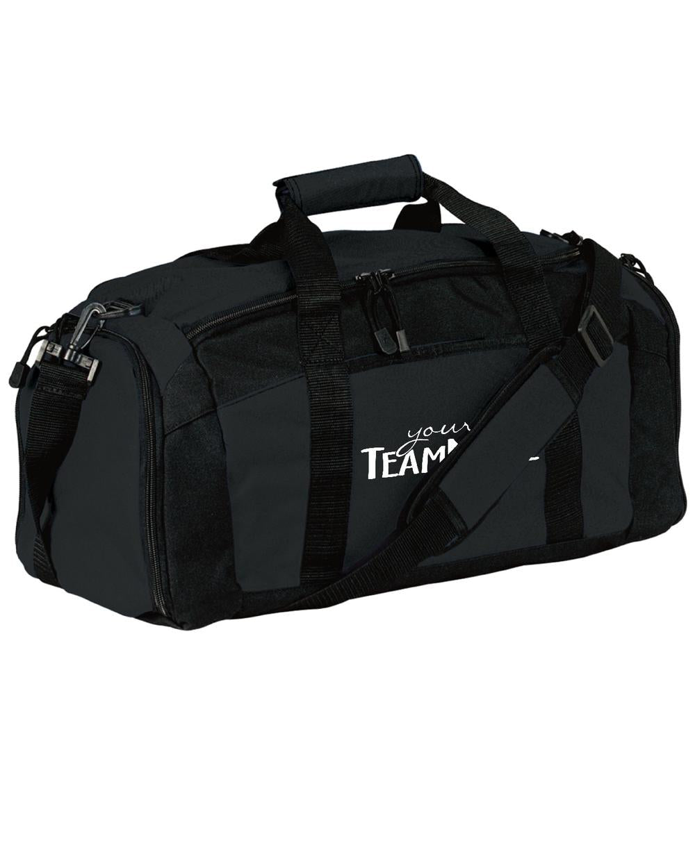 Port Authority Gym Custom-Logo Duffel Bag, color: Black
