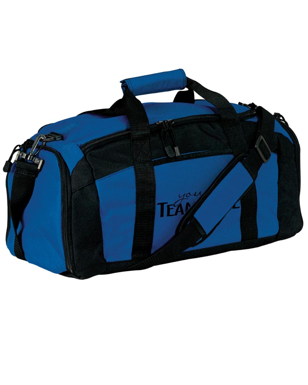 Port Authority Gym Custom-Logo Duffel Bag, color: Royal