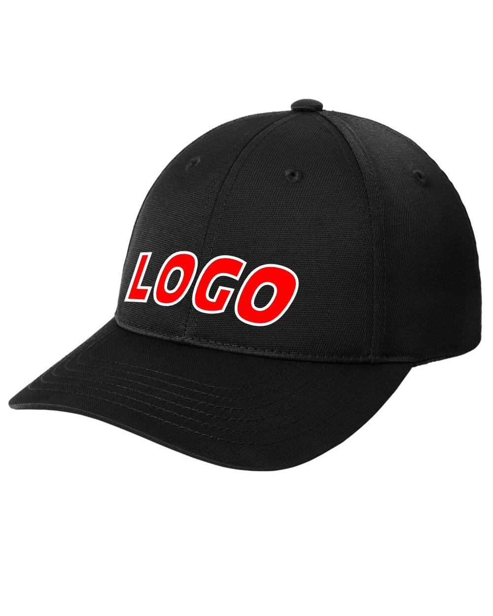 Port Authority Nylon-Twill Performance Custom Cap, color: Black