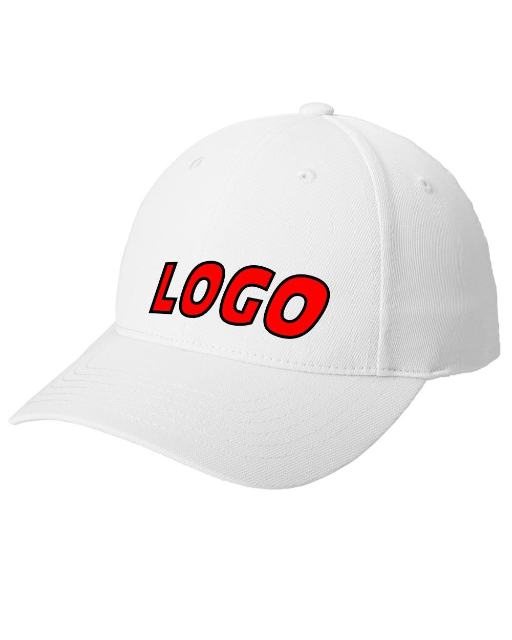 Port Authority Nylon-Twill Performance Custom Cap, color: White