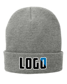 P&C Fleece-Lined Knit Custom Beanie Hat, color: Athletic Oxford