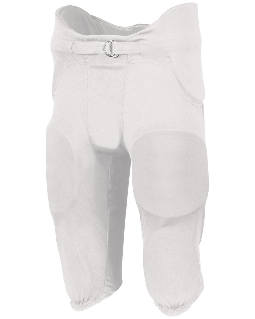 Russell Men's Integrated 7-Piece Pad Football Pant, color: White