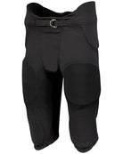 Russell Integrated 7-Piece Pad Football Pant, color: Black