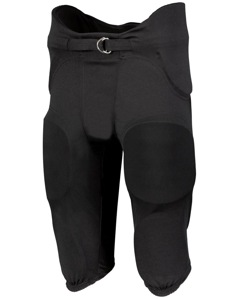 Russell Youth Integrated 7-Piece Pad Football Pant, color: Black