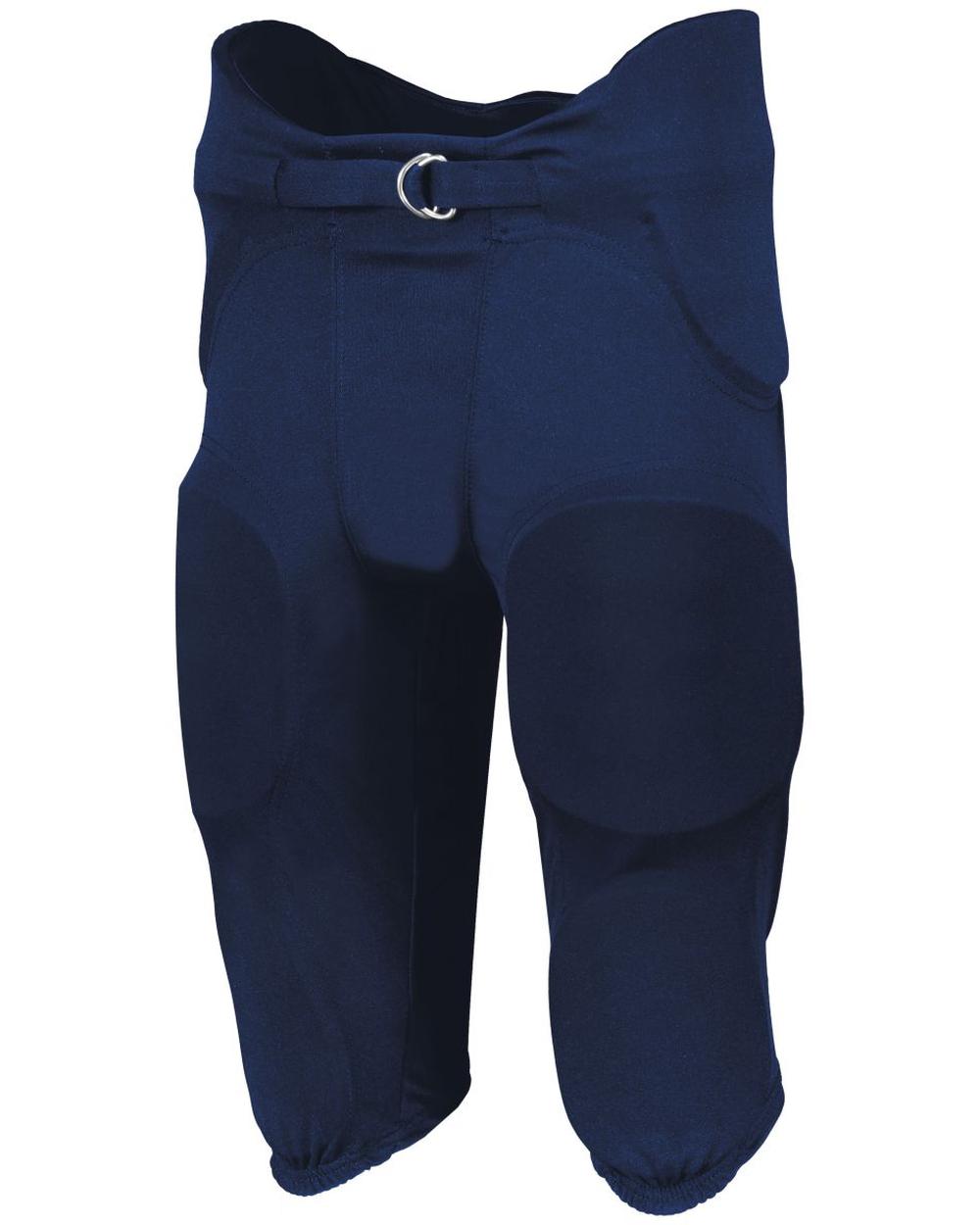 Russell Integrated 7-Piece Pad Football Pant, color: Navy