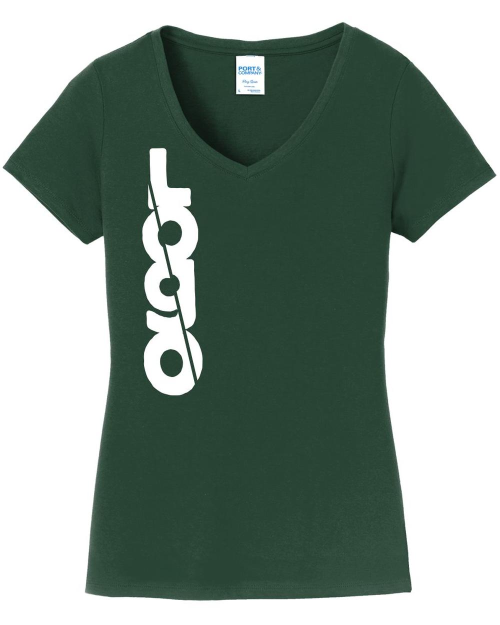P&C Women's Fan Favorite V-Neck Custom T-Shirt, color: Forest Green