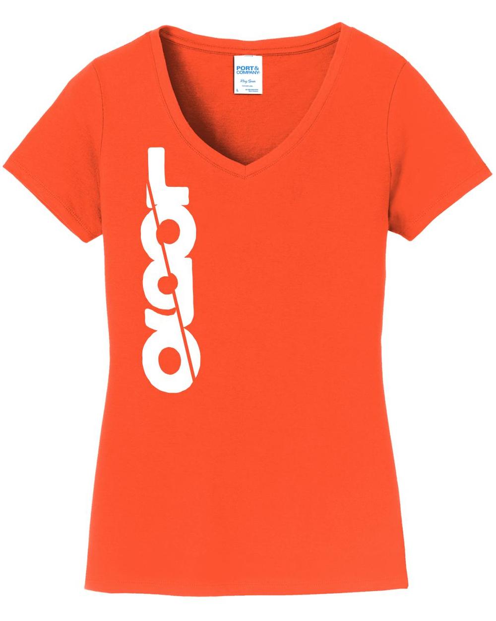P&C Women's Fan Favorite V-Neck Custom T-Shirt, color: Orange