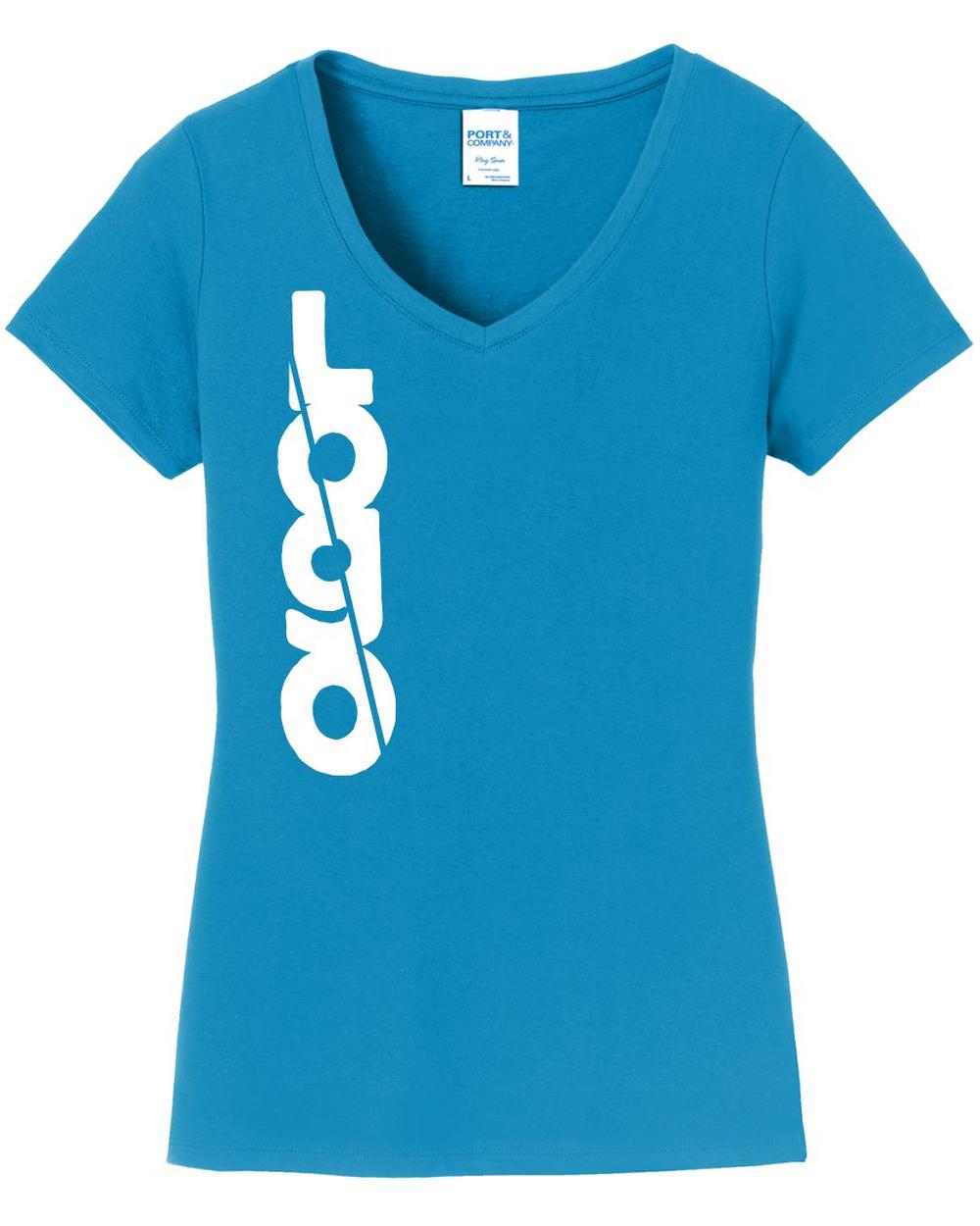 P&C Women's Fan Favorite V-Neck Custom T-Shirt, color: Sapphire