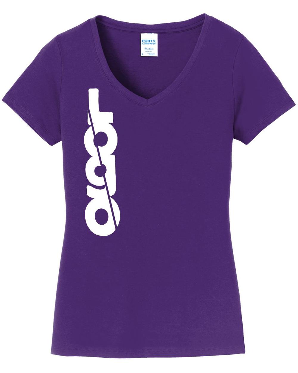 P&C Fan Favorite V-Neck Custom T-Shirt, color: Team Purple