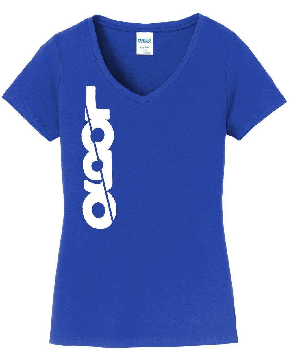P&C Women's Fan Favorite V-Neck Custom T-Shirt, color: True Royal