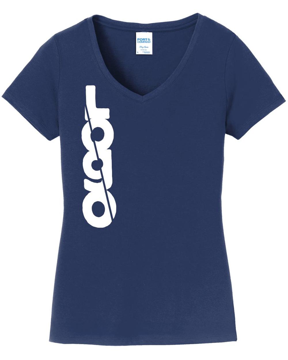 P&C Women's Fan Favorite V-Neck Custom T-Shirt, color: Team Navy