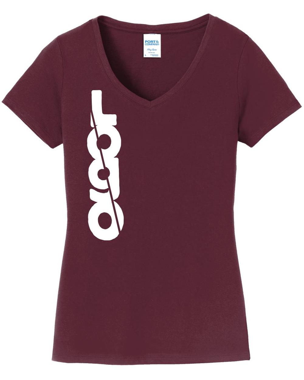 P&C Women's Fan Favorite V-Neck Custom T-Shirt, color: Athletic Maroon