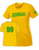 Sport-TEK Base Custom Performance Jersey, color: Gold