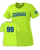 Sport-TEK Base Custom Performance Jersey, color: Neon Yellow