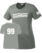 Sport-TEK Base Custom Performance Jersey, color: Grey Concrete