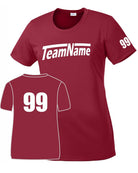 Sport-TEK Base Custom Performance Jersey, color: Cardinal