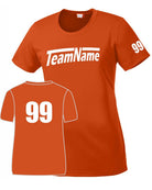 Sport-TEK Base Custom Performance Jersey, color: Deep Orange