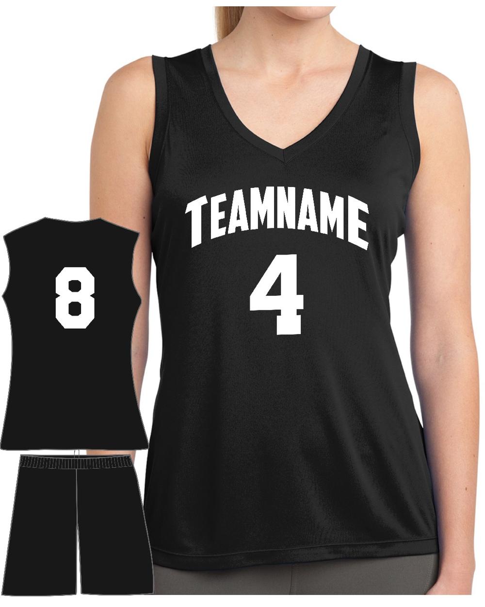Sport-TEK Women's Competitor PosiCharge Custom Cross-Training Uniform, color: Black