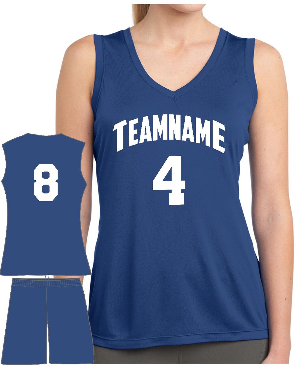 Sport-TEK Women's Competitor PosiCharge Custom Cross-Training Uniform, color: True Royal