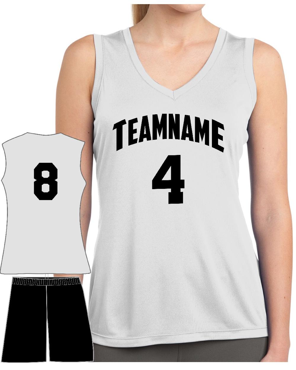 Sport-TEK Women's Competitor PosiCharge Custom Cross-Training Uniform, color: White