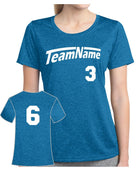 Sport-TEK Heather Contender Custom Sports T-Shirt, color: Blue Wake Heather