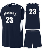 Sport-TEK Club Custom Cross-Training Uniform, color: True Navy/White