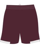Sport-TEK Club Short, color: Maroon/White