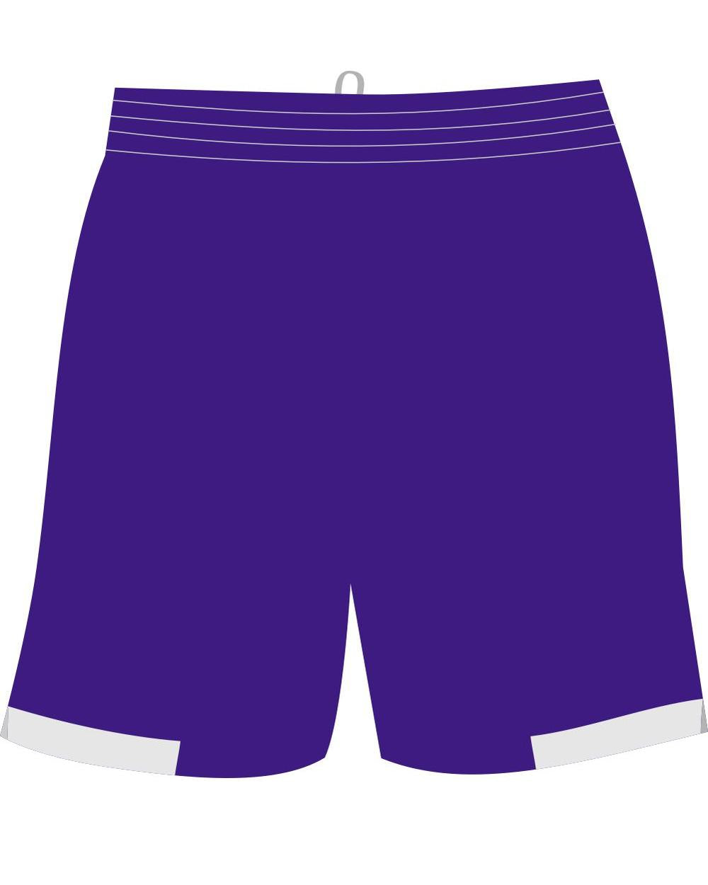 Sport-TEK Women's Club Short, color: Purple/White