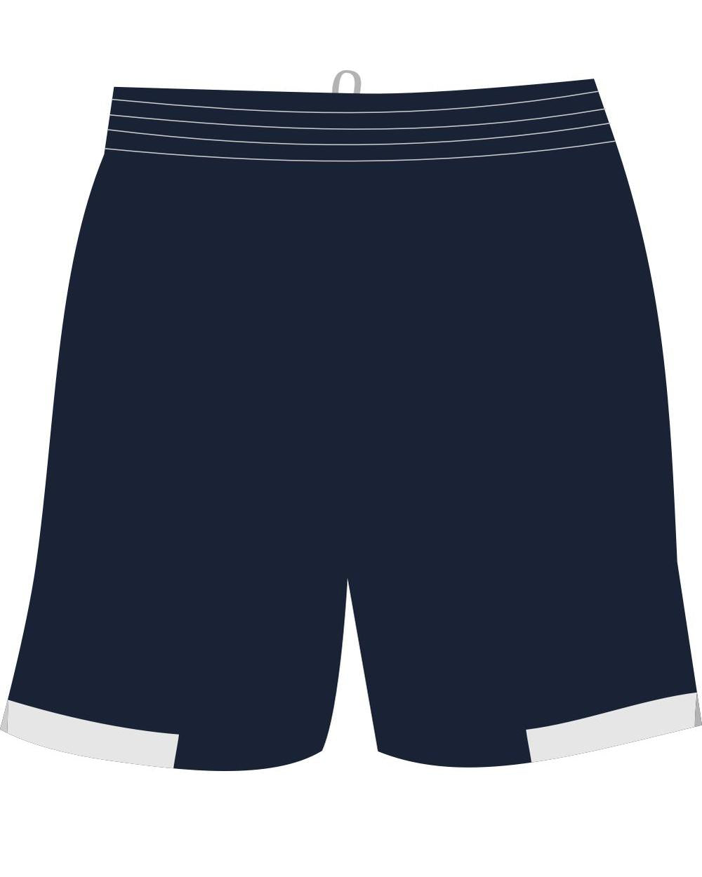 Sport-TEK Women's Club Short, color: True Navy/White