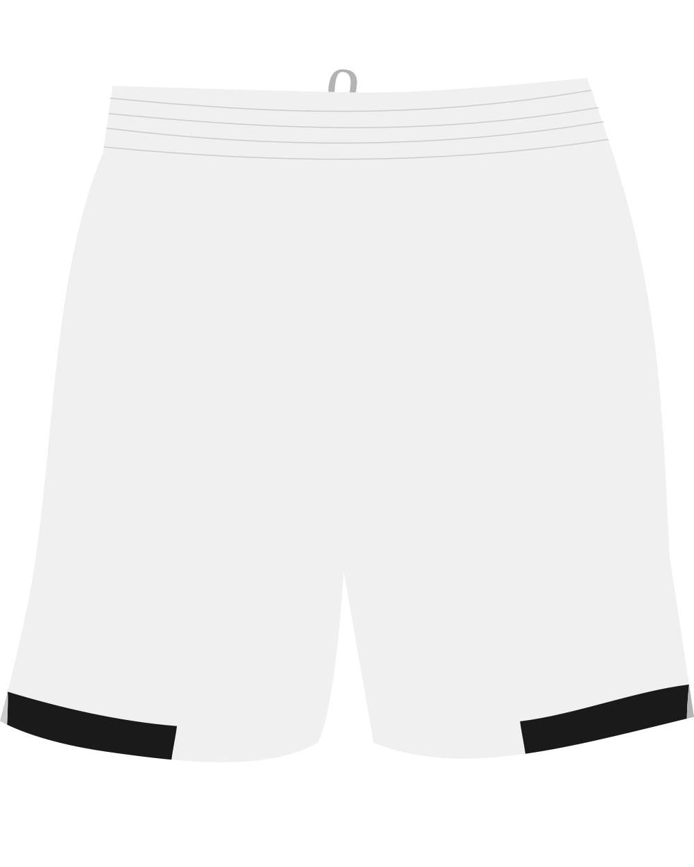 Sport-TEK Women's Club Short, color: White/Black