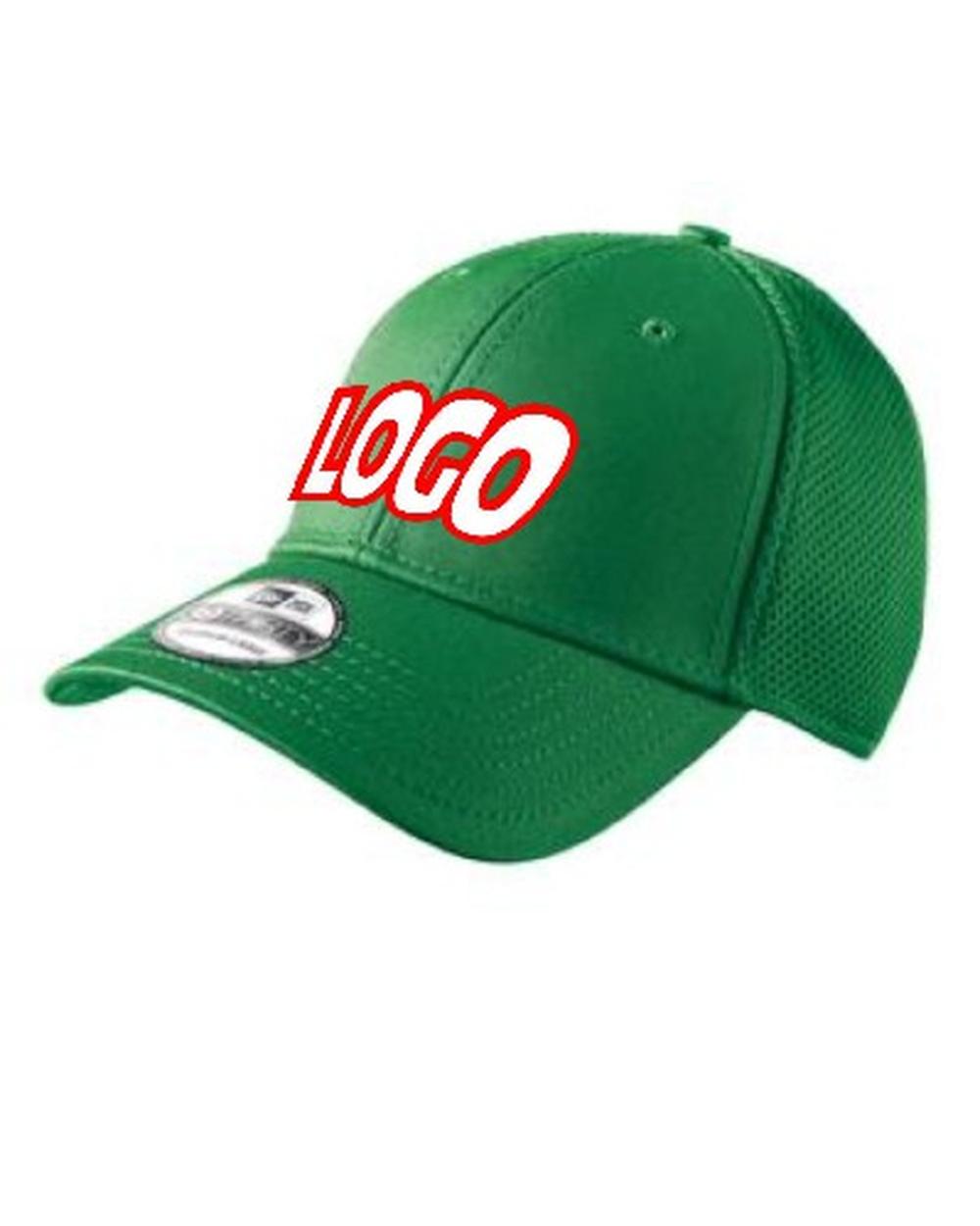 New Era Stretch Mesh Custom Cap, color: Kelly