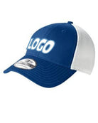 New Era Stretch Mesh Custom Cap, color: Royal/White