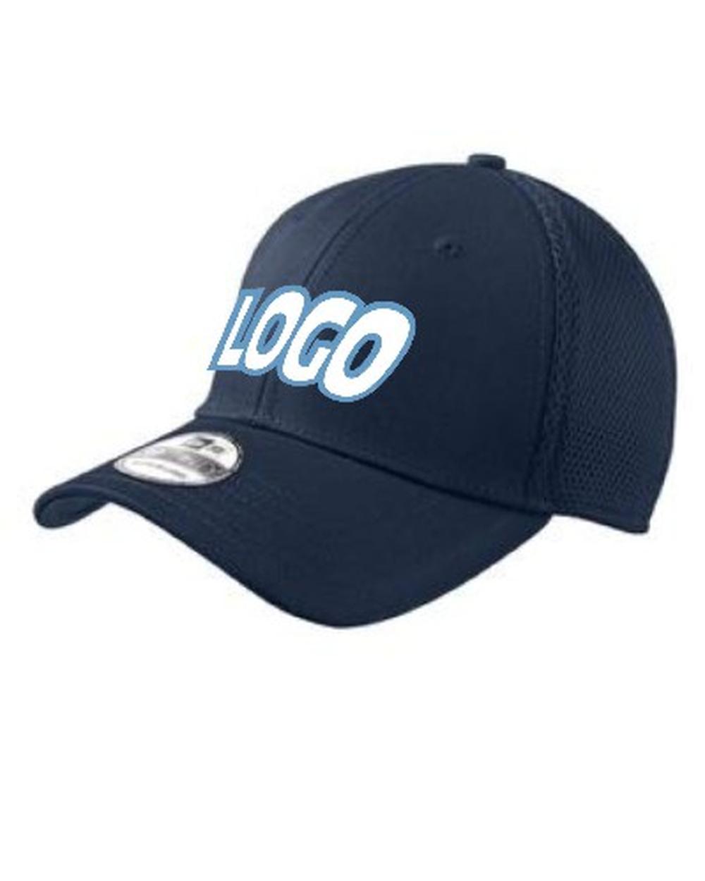 New Era Stretch Mesh Custom Cap, color: Deep Navy