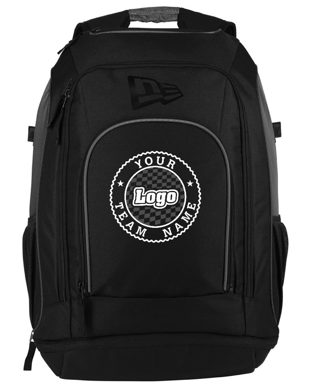 New Era Shutout Custom Backpack, color: Graphite/Black