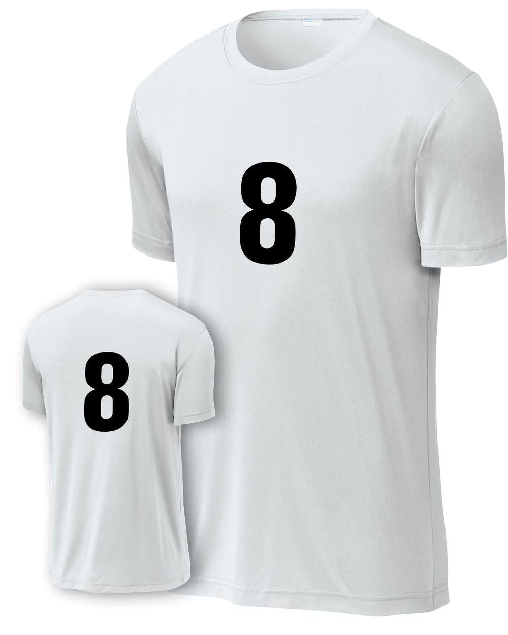 P&C Men's Numbered Performance T-Shirt, color: White