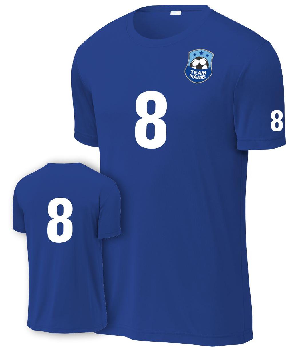 P&C Score Custom Soccer Jersey, color: True Royal