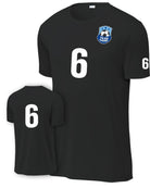 P&C Score Custom Soccer Jersey, color: Jet Black
