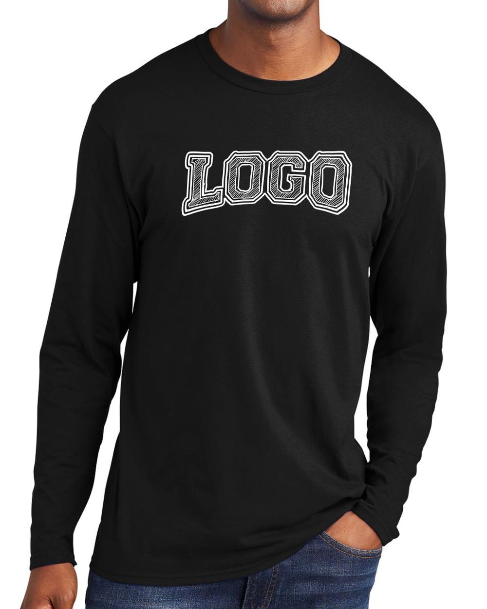 P&C Men's Fan Favorite L/S Custom T-Shirt, color: Jet Black